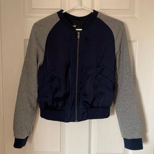 H&M cropped bomber jacket